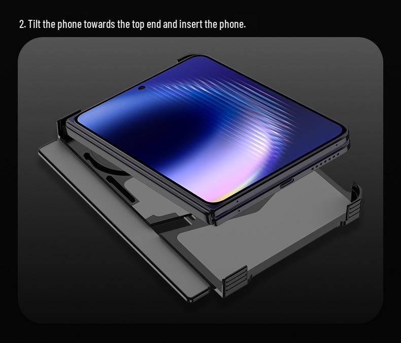 Складной чехол Huawei Puraxmax с безрамочной отделкой из грецкого ореха, защита шарнира и креативная подставка