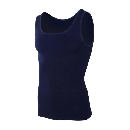 Мужской жилет для фитнеса с U-образным вырезом, без рукавов, корсет для утяжки живота, однотонный, с поддержкой спины, компрессионные топы для тяжелой атлетики