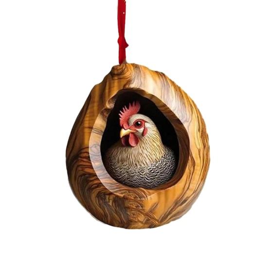 Рождественское украшение Дупло совы Белый медведь Кот Дизайн Акриловая подвеска