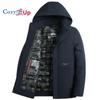 Мужская утолщенная куртка-пуховик, зимнее теплое пуховое пальто