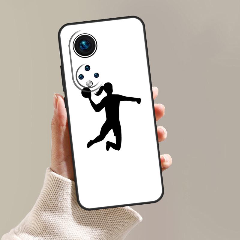 Чехол для телефона Honor Magic 8 7 6 5 Pro 400 200 50 70 90 Lite X8c X8b X9a X9b X9c X9d Win RT с изображением Гандбола Гандболиста