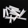 Nail Art Denim Nail Max Super Long Flat Head French False Nail Traceless Nail 504 Patch