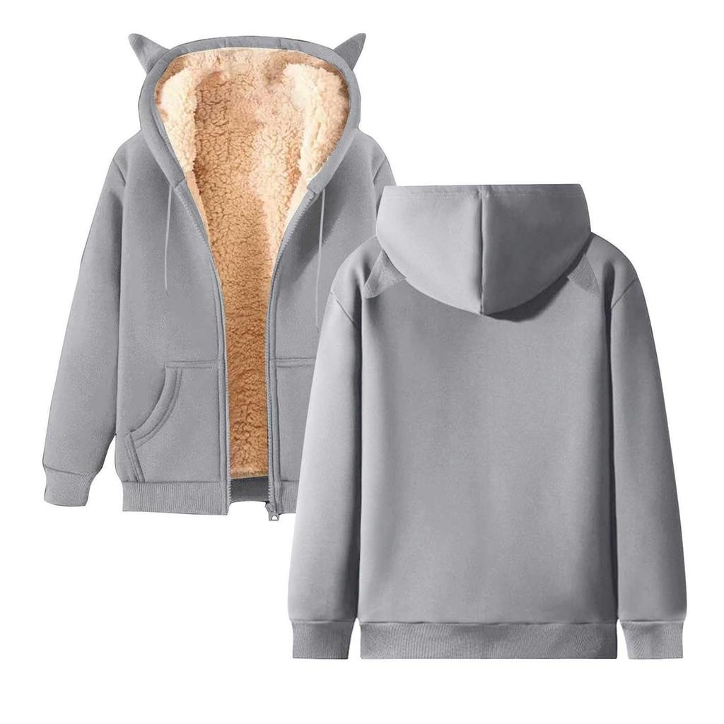 Женская куртка на молнии с капюшоном, повседневное пальто-жилет