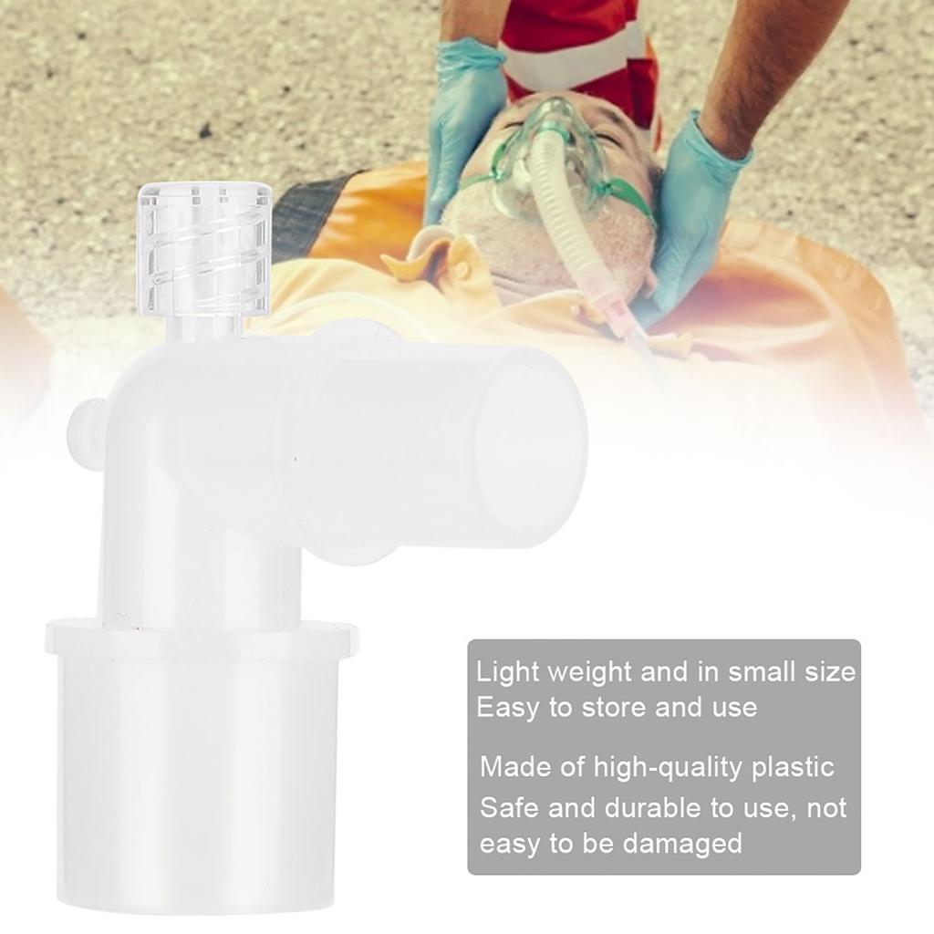 Пластиковый L-образный соединитель для шланга, адаптер для соединения дыхательной трубки для вентиляционной трубы