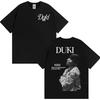 Rrapper Duki 5202 MIXTAPE Album Tour T-shirt Men's Clothing Fashion Hip Hop Punk Style T Shirts Cotton Casual Oversized T Shirts