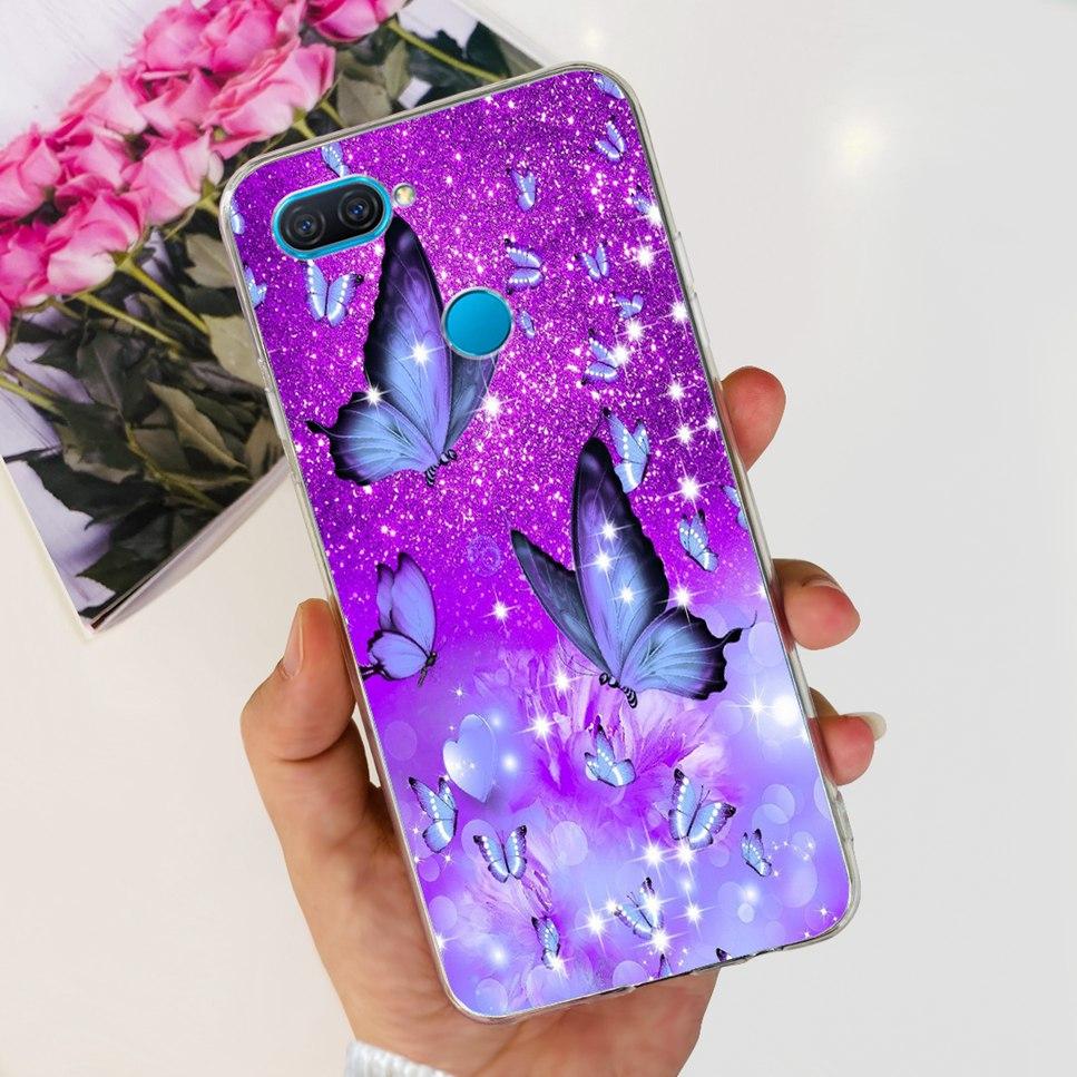 Case For Oppo A12 6.22" Cute Cartoon Dinosaur TPU Soft Silicone Clear Cover For Oppo A12 A 12 CPH2083 Phone Case Funda Bumper
