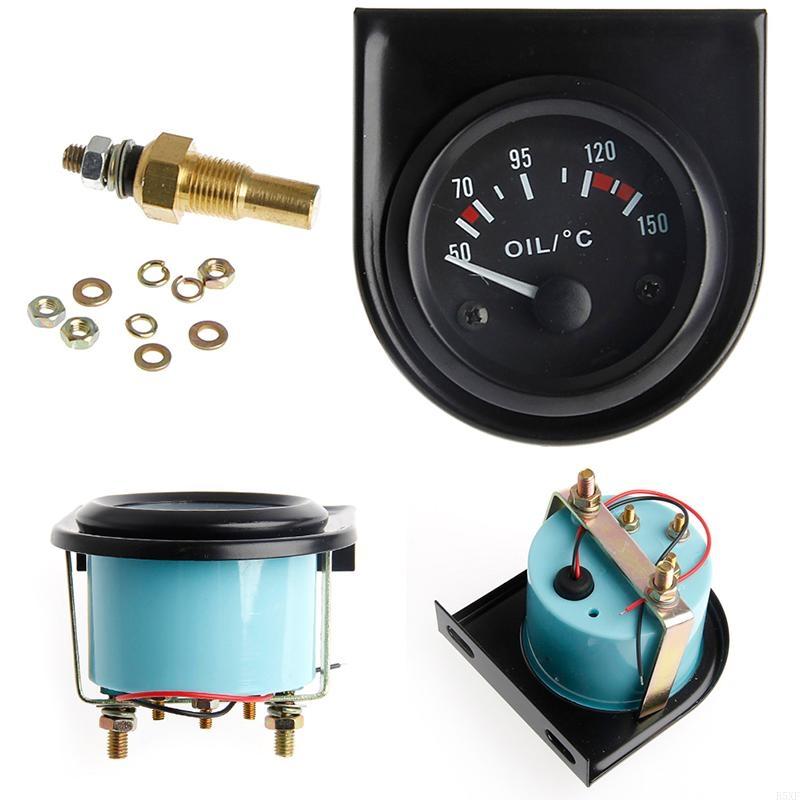 2025 Новый Универсальный 2" 52мм Светодиодный Индикатор Автомобиля Температура Масла Датчик Температуры 50-150℃ Новый