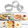3pcs Stainless Steel Dumplings Wrappers Maker Molds Small Medium Laege Round Shape Cut Mould