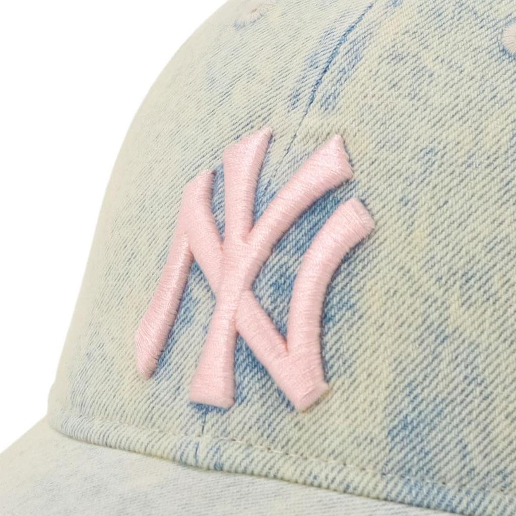 NEW ERA Cap 9TWENTY Over Dye Denim New York Yankees white 15137235 NER37C3585