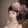 Hairpin Veil Hat Headwear Sweet Funeral Headdress Fashion Feathers Fascinator Hat Tea Party