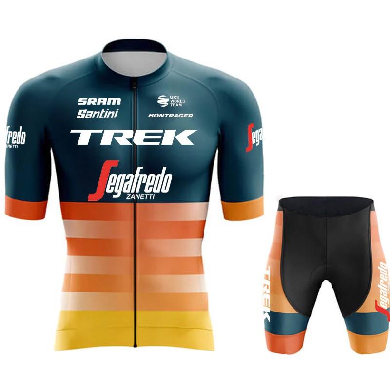 Men Women Cycling Jersey Short Sleeve Quick Dry Breathable Road Mountain Bike Apparel With Bib Shorts