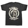 Unisex Shirt Cotton Oversize Large Size Funny Tattoos Are Stupid T Shirts Summer Style Graphic Cotton Streetwear Short S