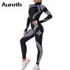 Women's Yoga Suits, Leisure Sports Suits, Women's Long-sleeved Tops and Leggings, Fitness Sportswear Suits