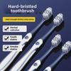 Premium Adult Toothbrush Set: Soft, Medium, and Hard Bristles for Stain Removal