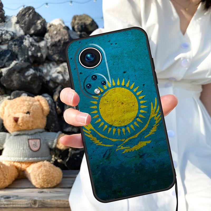 Флаг Казахстана Чехол Для Honor Magic 7 Lite 5 6 8 Pro X9a X9b X9c X9d X8b X8c 50 70 90 200 400 Win RT Обложка