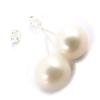 Les Trésors De Lily [K1123] - Серьги 'Perla' цвета слоновой кости 11 мм