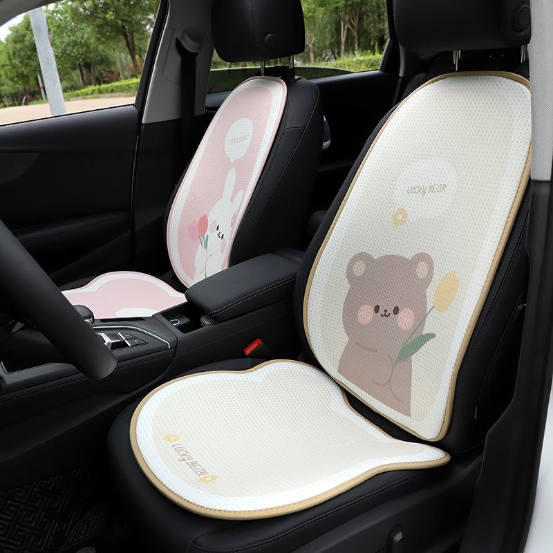 Универсальная подушка для автомобильного сиденья Tulip Little Bear — мультяшная, симпатичная, нескользящая и удобная для всех сезонов.