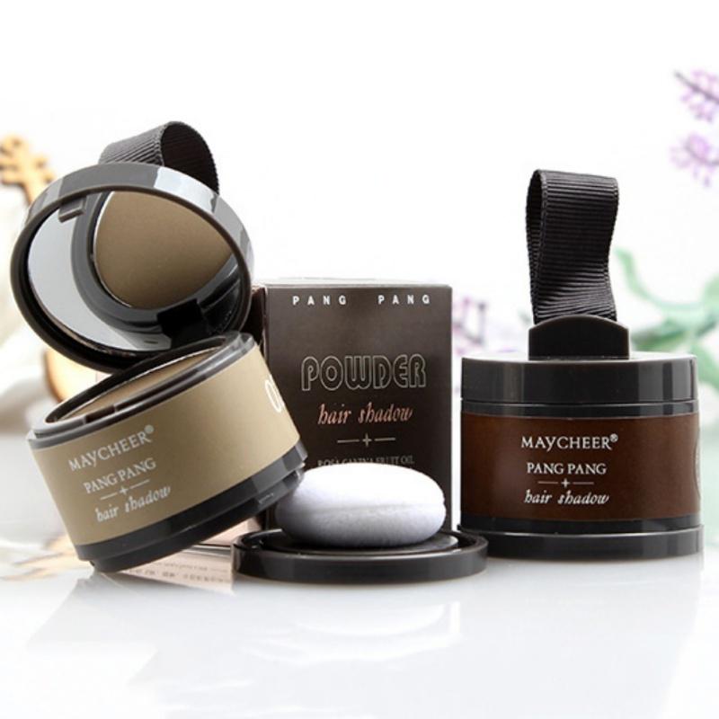 1шт, MAYCHEER, пудра с зеркалом и пуфом для волос