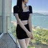 South East Asia Swimsuit Women's High Waist Skirt Split Belly Skinny ins Seaside Vacation Swimsuit
