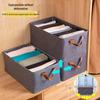 Foldable Fabric Clothes Organizer for Wardrobe - Storage Box for Layered Clothing and Pants