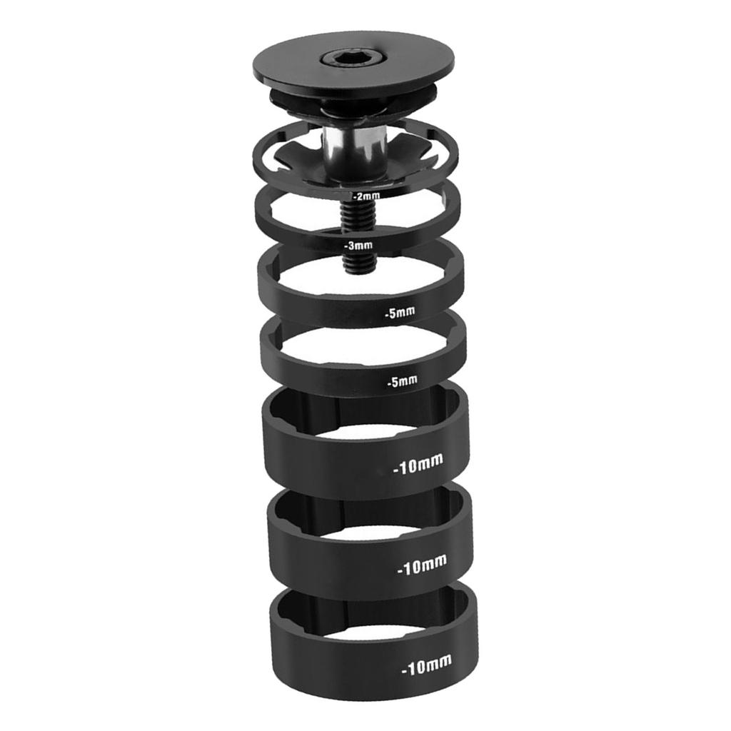 Велосипеды Проставки рулевой колонки передней вилки Шайба рулевой колонки Проставки рулевой колонки из алюминиевого сплава Безрезьбовая передняя вилка велосипеда