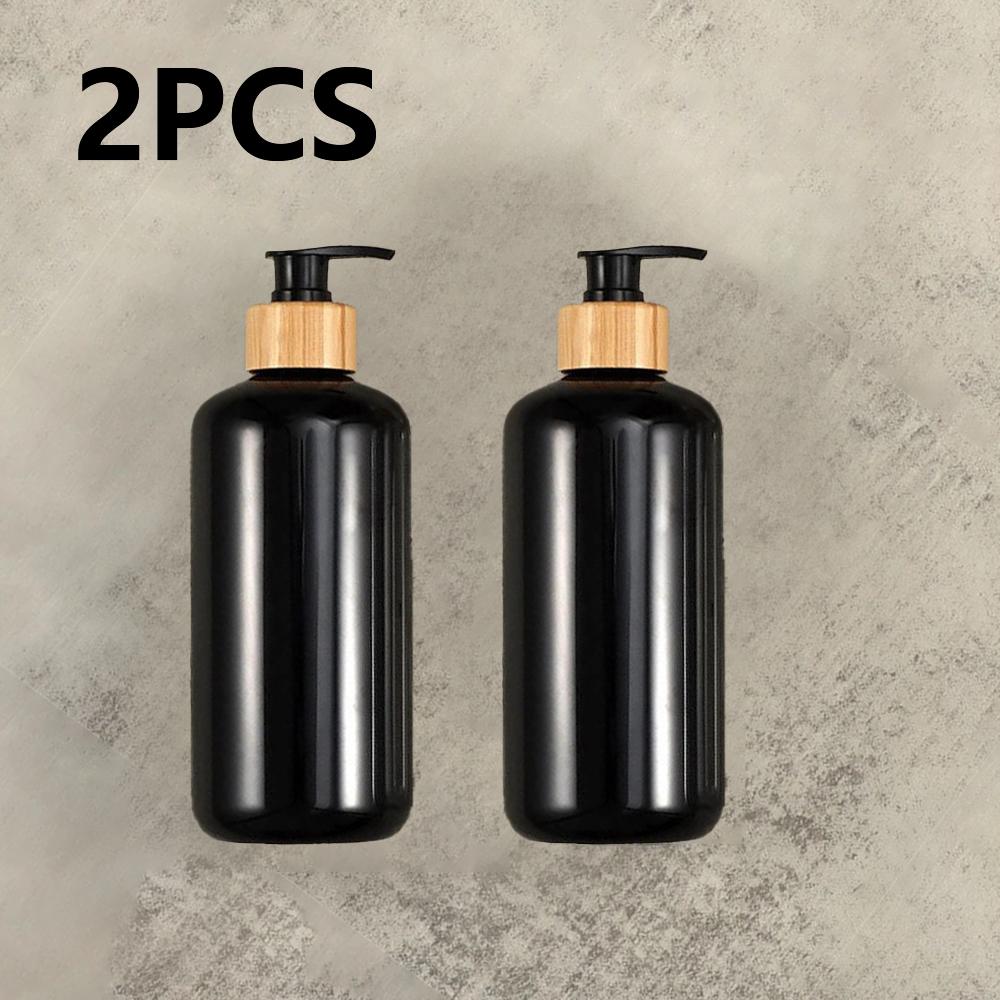 Бутылка геля для душа 500 мл ПЭТ Золото Серебро Розовое золото Черный Прозрачный Двухкомпонентная бутылка для геля для душа Бытовые принадлежности для ванной комнаты