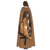 Big Floppa Animal Cat  Long Hooded Cloak Witch Medieval Costume Cosplay Cape HalloweenVampire Adult Unisex