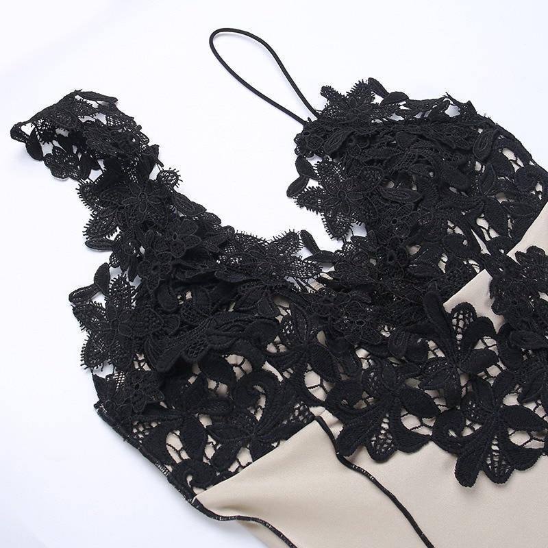 Элегантное сексуальное клубное платье с v-образным вырезом, женское элегантное вечернее платье с открытой спиной, женские тонкие короткие платья с кружевом и цветочным принтом 30607