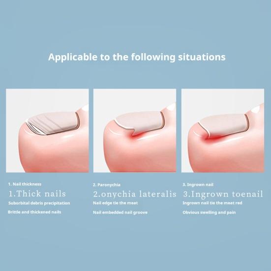 Кусачки для ногтей с металлическими пилочками, эргономичные кусачки для ногтей с угловой головкой, набор из нержавеющей стали, толстые кусачки для вросших ногтей