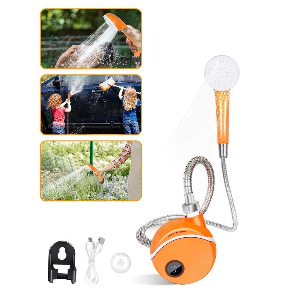 2000 мАч Электрический Насос-Насадка для Душа Водонепроницаемый Походный Душ Наружный Душ Путешествия