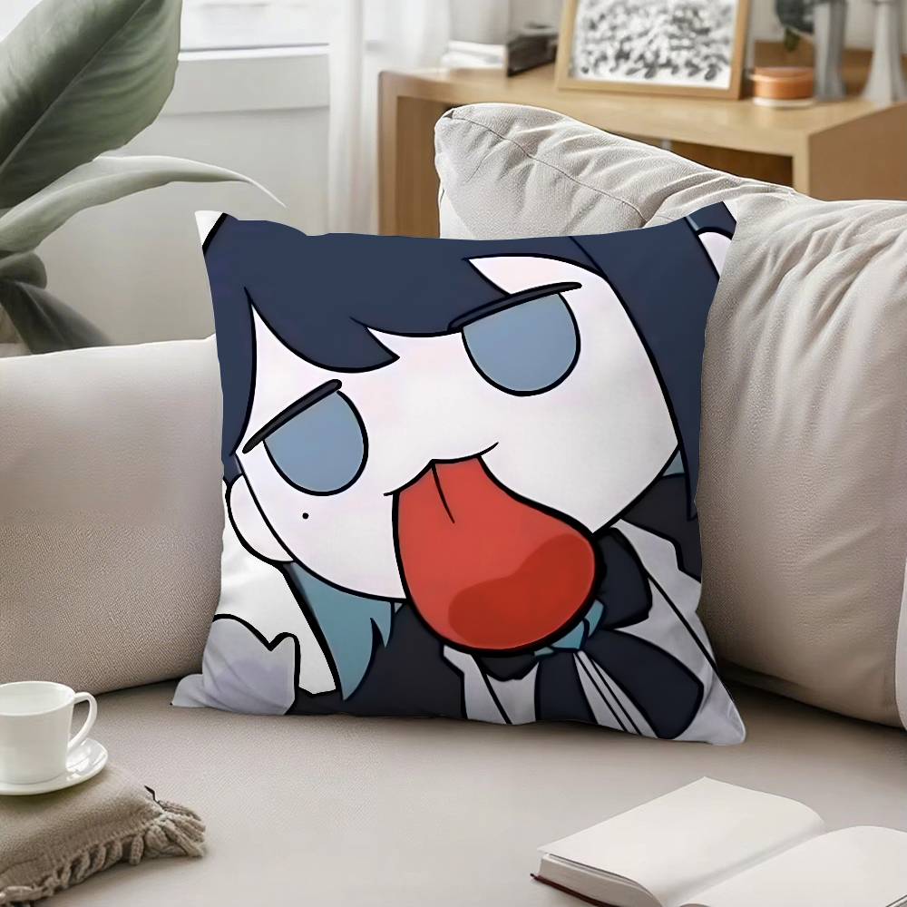 Cute Ado Throw Pillow Covers Pattern Cushion Cover Suitable For Sofa Bedroom Car Pillow Cover