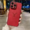 Роскошный матовый чехол из оленьей кожи для iPhone 11 12 13 14 15 16 Pro Max Plus X Xs Max XR, бампер, задняя крышка
