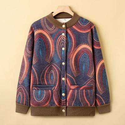 Новая теплая одежда осенью и зимой, одежда для пожилых женщин и бархатная утепленная одежда для среднего и пожилого возраста на зиму, пальто бабушки, мама.