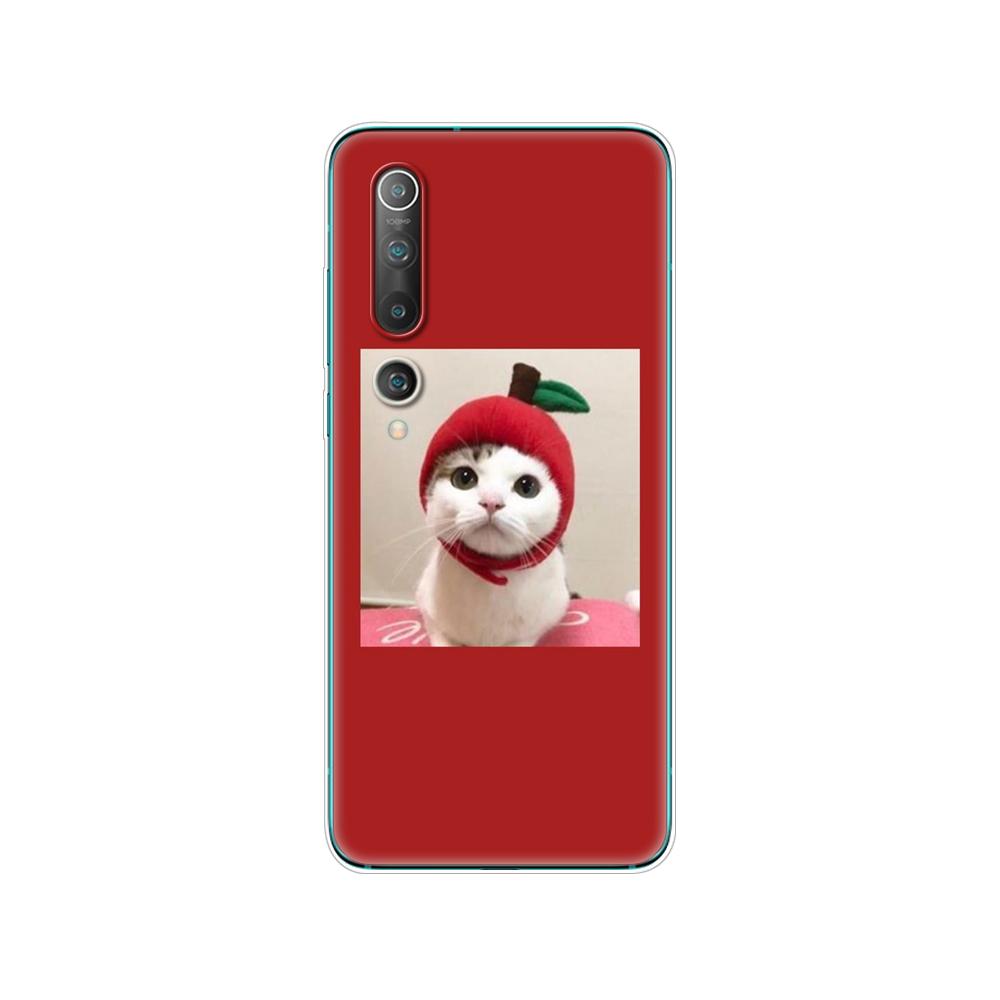 Силиконовый чехол для Xiaomi Mi 10, мягкий чехол из ТПУ на заднюю панель телефона для Xiaomi Mi 10 Pro Mi10 Etui 6,67 "полный защитный чехол-бампер