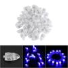 1 Set 50Pcs Waterproof LED Lights for Paper Lantern Ballon Wedding Party Decor Blue