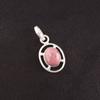 Natural Black Rhodonite Gemstone 925 Sterling Silver Jewelry Handcrafted Pendant PP-6-27