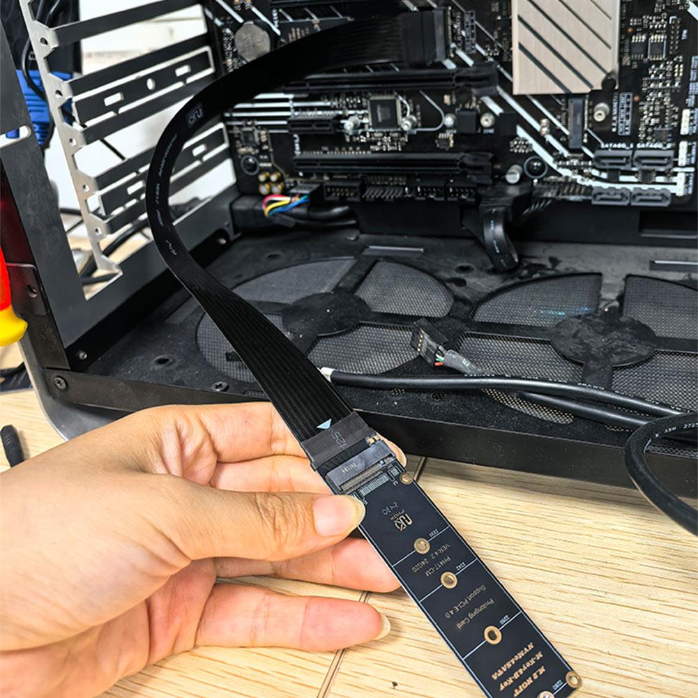 Удлинительный кабель M.2 NVME NGFF M-Key SSD Карта расширения NGFF M-Key PCIe4.0 SSD Удлинитель M.2 SSD PCI-Express 4.0 X4 M Key