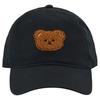 Hat Cap Bear Y2K Cute Vintage Casual Stylish Outdoor CZ258 [White Fang] Women's (Black)