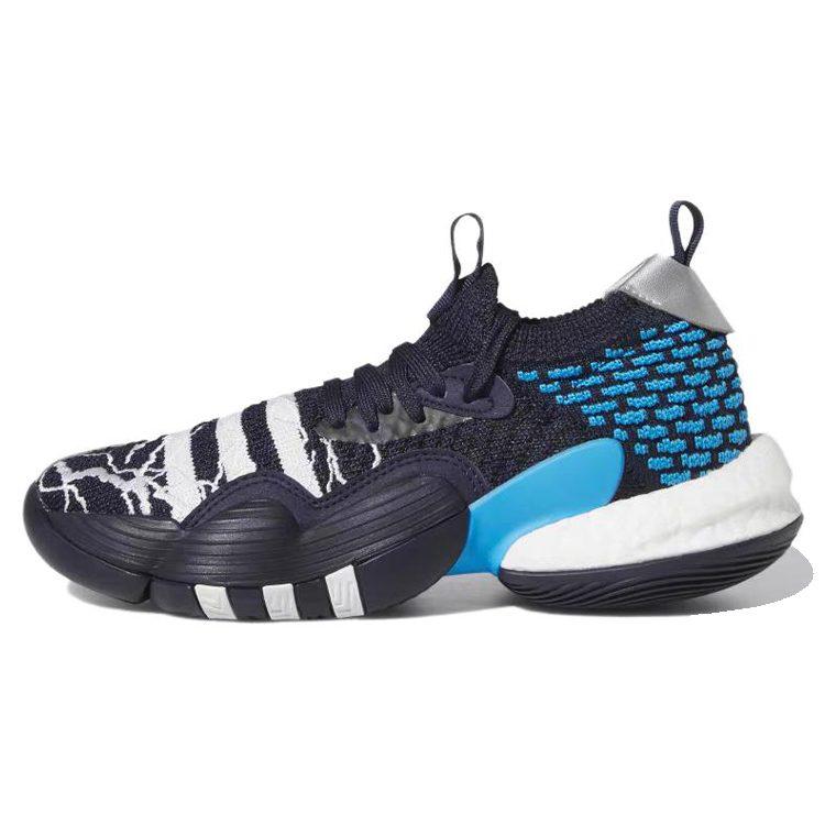 adidas Трэ Янг 2.0 Трэ Янг 2 Нескользящая Амортизация Устойчивость к истиранию Низкие Детские Баскетбольные Кроссовки ID2216
