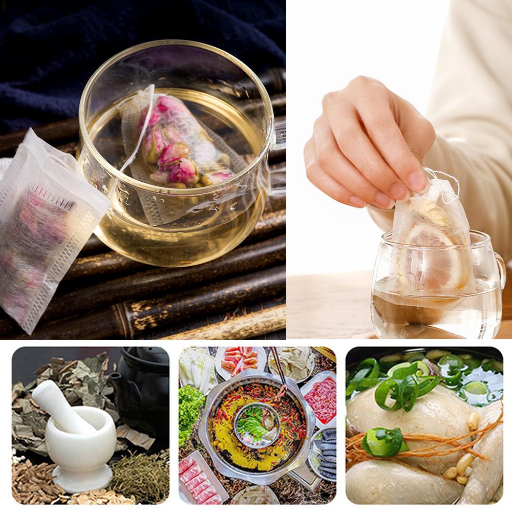 Seal Filter Empty Corn Fiber Tea Bags Storage Container Scented Tea Pouch Spice Filters