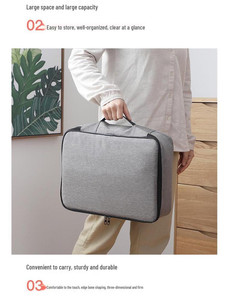 Многослойная сумка-органайзер большой вместимости для ID-карт и паспортов