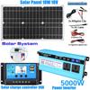 5000W Solar Panel Kit Modified Sine Wave 12V To 220V Solar Power System 18V Solar Panel+30A Charge Controlle Power Generation