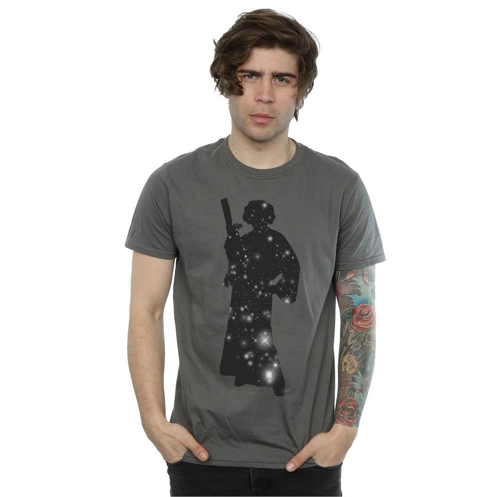 Star Wars Mens Princess Leia Stars T-Shirt