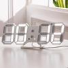 Modern 3D LED Digital Wall Clock - Stylish Multifunctional Home Decor with USB Power Perfect for European Interiors