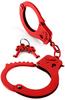 Metal Handcuffs Red