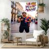 Lamin Yamal Custom Your Name Wall Decor Tapestry Art For Pet Memorial Birthdaywedding Party Backdrop Family Gift