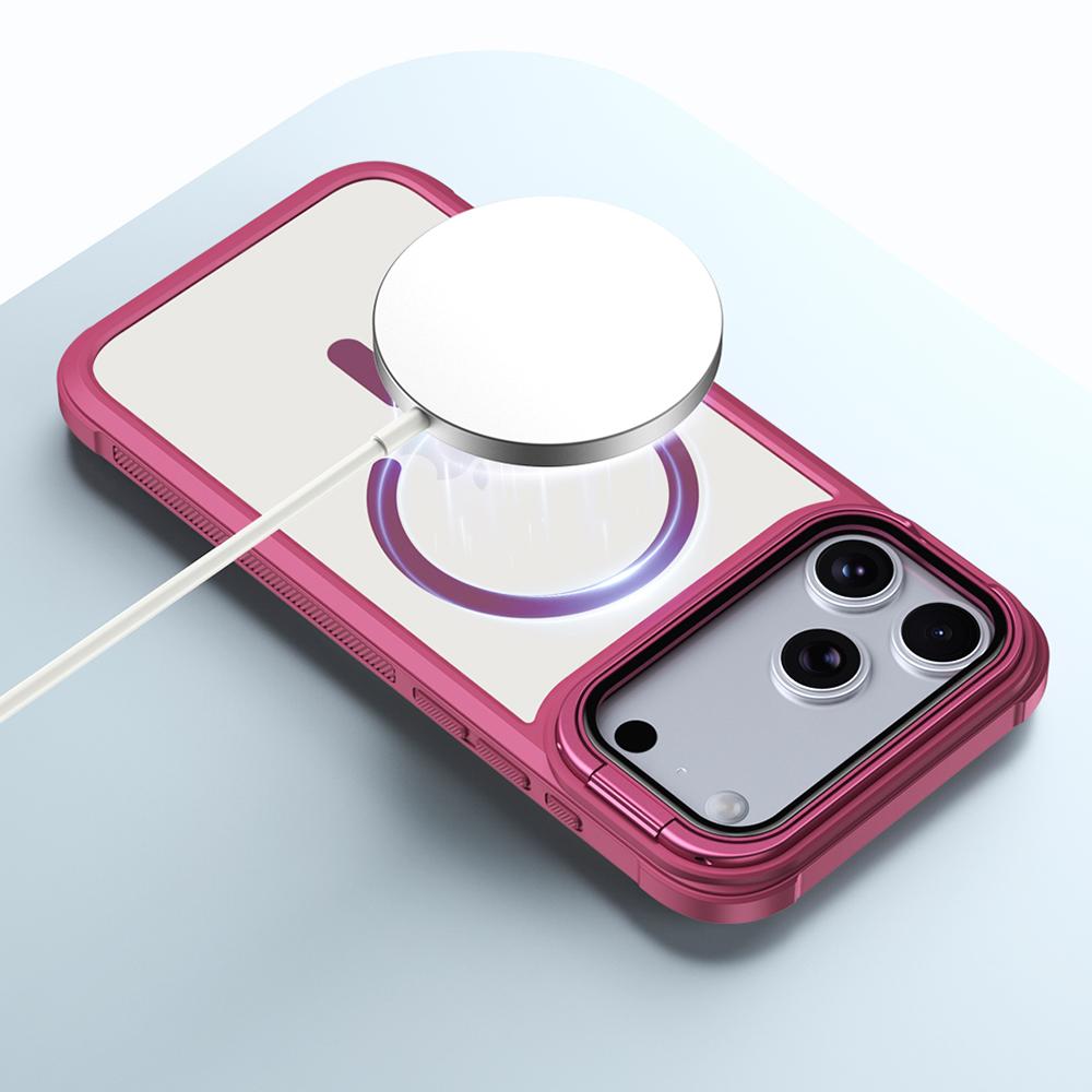Защита объектива из стекла Подставка Чехлы для телефона Для iPhone 17 16 15 14 13 12 11 Pro Max Plus Air Для Magsafe Ударопрочная Магнитная крышка