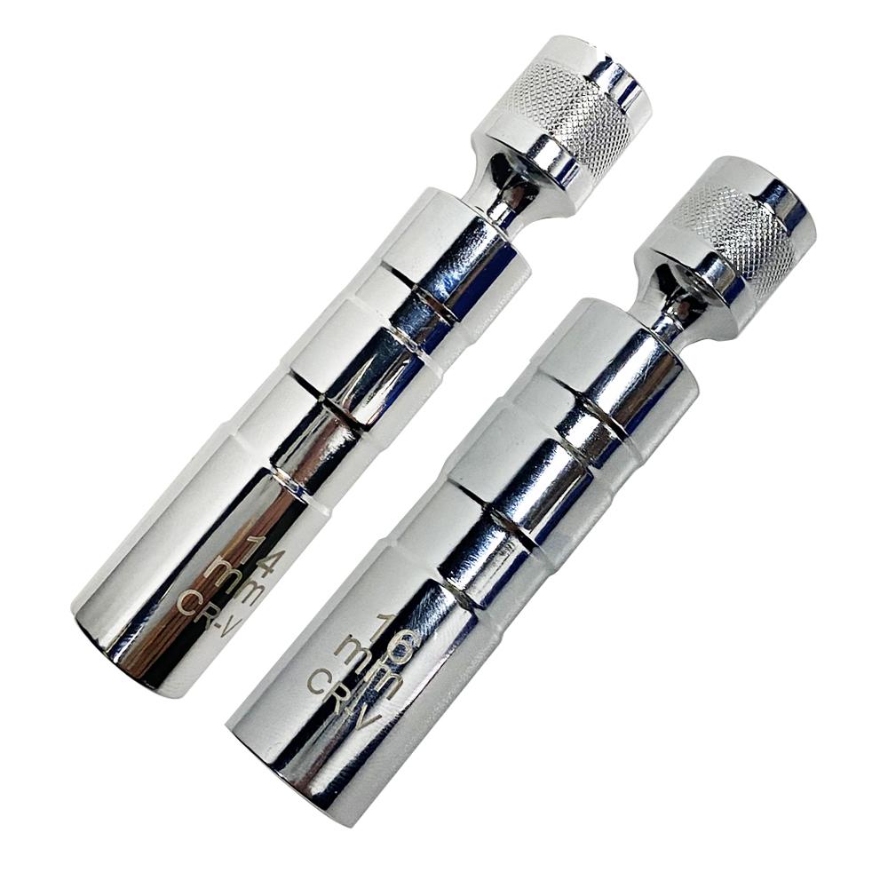 Универсальный магнитный наконечник свечи зажигания, тонкостенный универсальный шарнир 14/16 мм, инструмент для разборки свечей зажигания для ремонта автомобилей