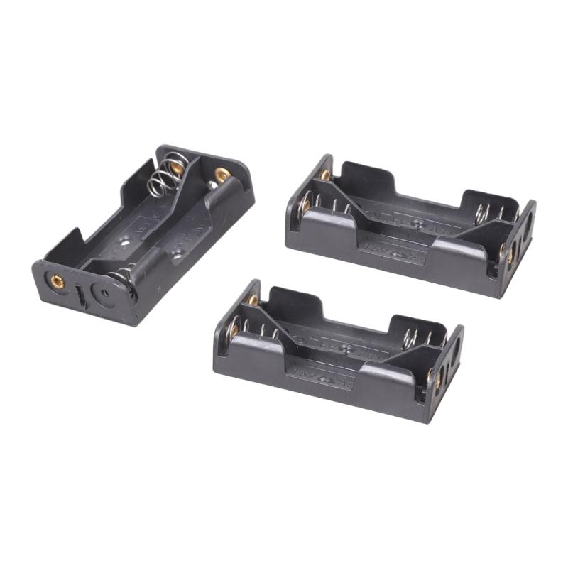 Compact 2A Battery Holder With Solderable Contacts Lightweight Design For Flashlights Portable Electronics