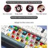 Coral Sea Design Russian Keycaps for Cherry MX Switch Mechanical Keyboard PBT XDA/OEM Height for Typists and Gamers